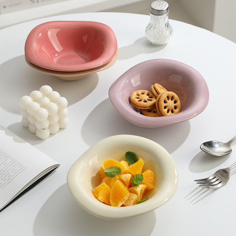 Minimalist Nordic Style 6-Piece Ceramic Bowl Set – Multi-Purpose Salad, Fruit, Breakfast & Dining Bowls