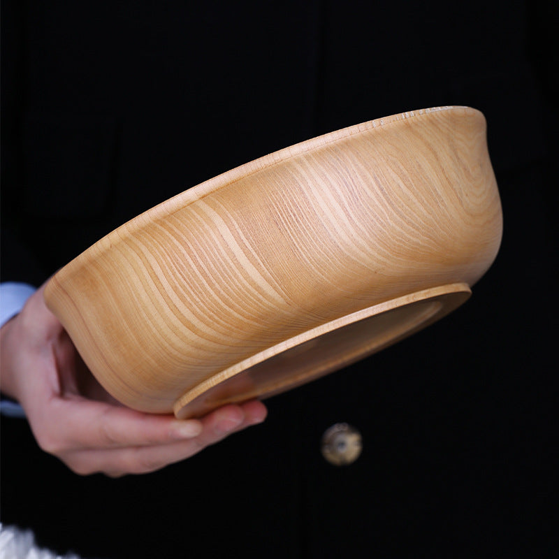Set of 4 Hemlock Wood Bowls – Natural and rustic, creating a warm dining experience