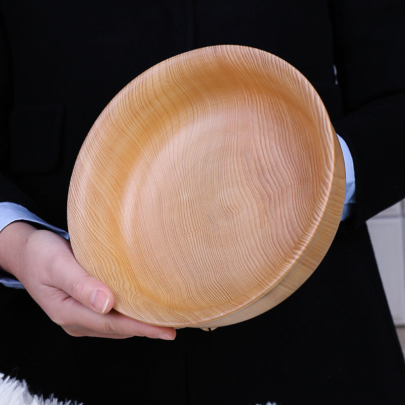 Set of 4 Hemlock Wood Bowls – Natural and rustic, creating a warm dining experience